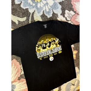 Steelers Vintage NFL Super Bowl Tee Sz Large